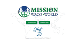 Desktop Screenshot of missionwaco.org